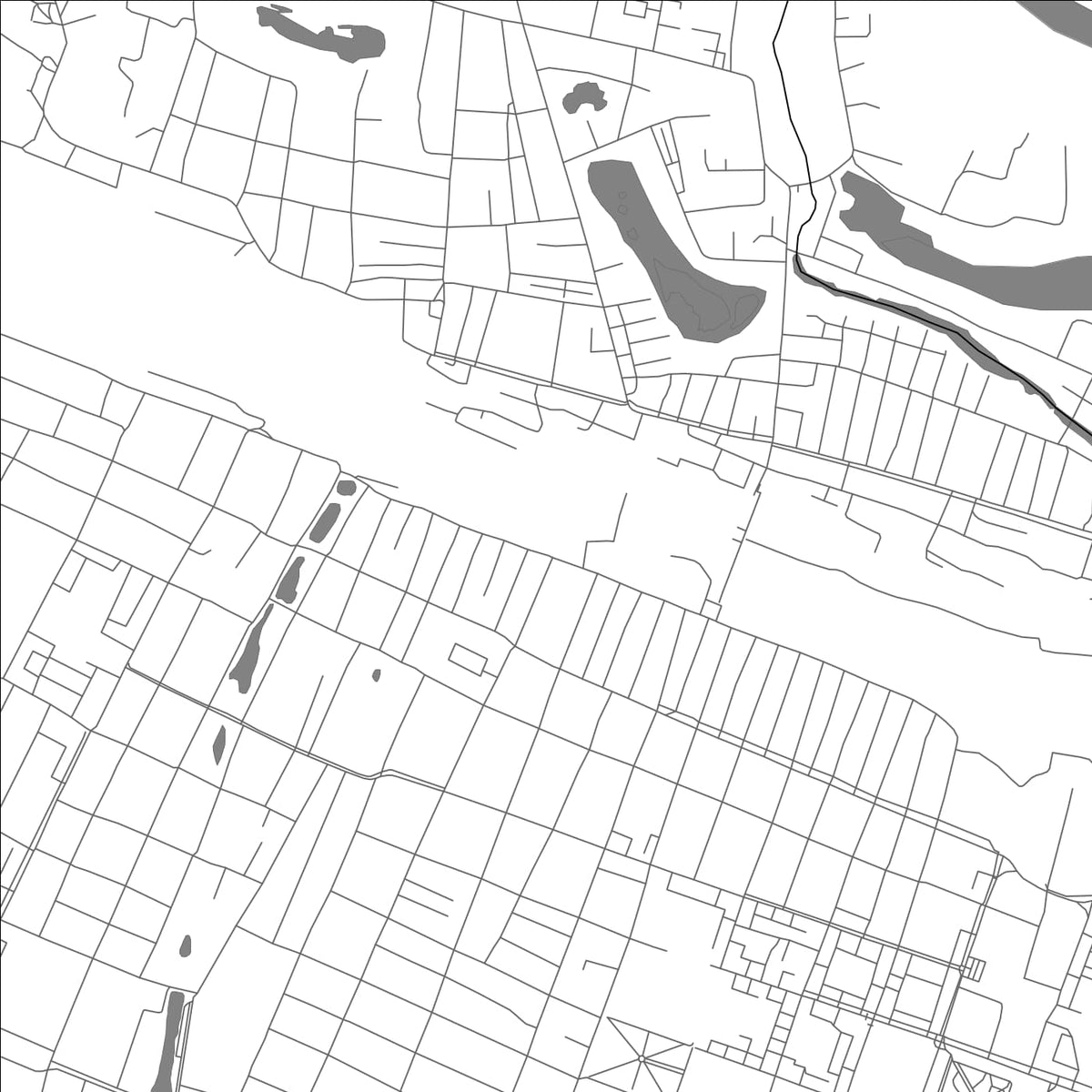 ROAD MAP OF KINEL, RUSSIA BY MAPBAKES