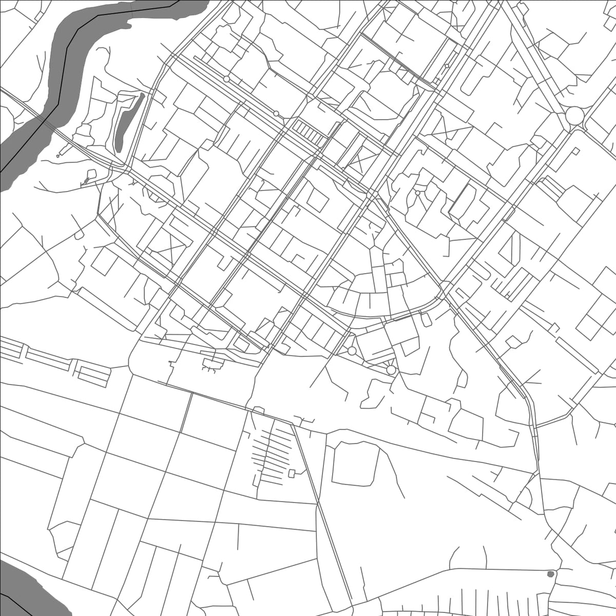 ROAD MAP OF KINGISEPP, RUSSIA BY MAPBAKES