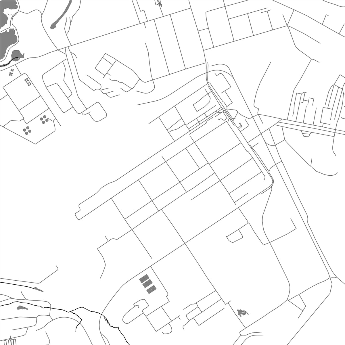 ROAD MAP OF KIROVO CHEPETSK, RUSSIA BY MAPBAKES