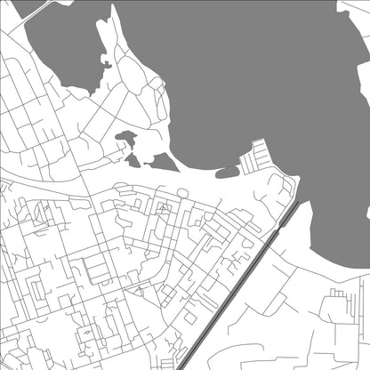 ROAD MAP OF KONDOPOGA, RUSSIA BY MAPBAKES