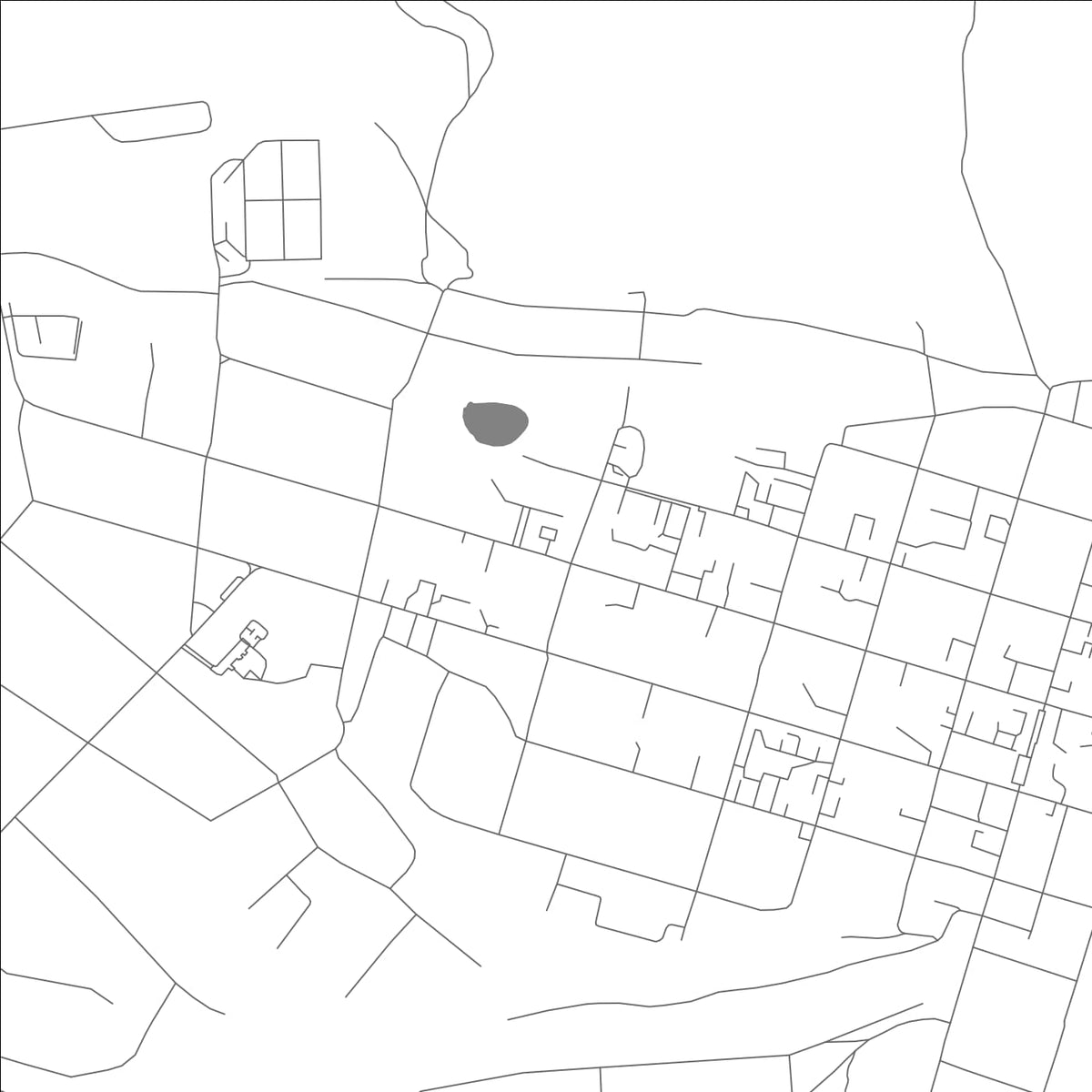 ROAD MAP OF KOROCHA, RUSSIA BY MAPBAKES