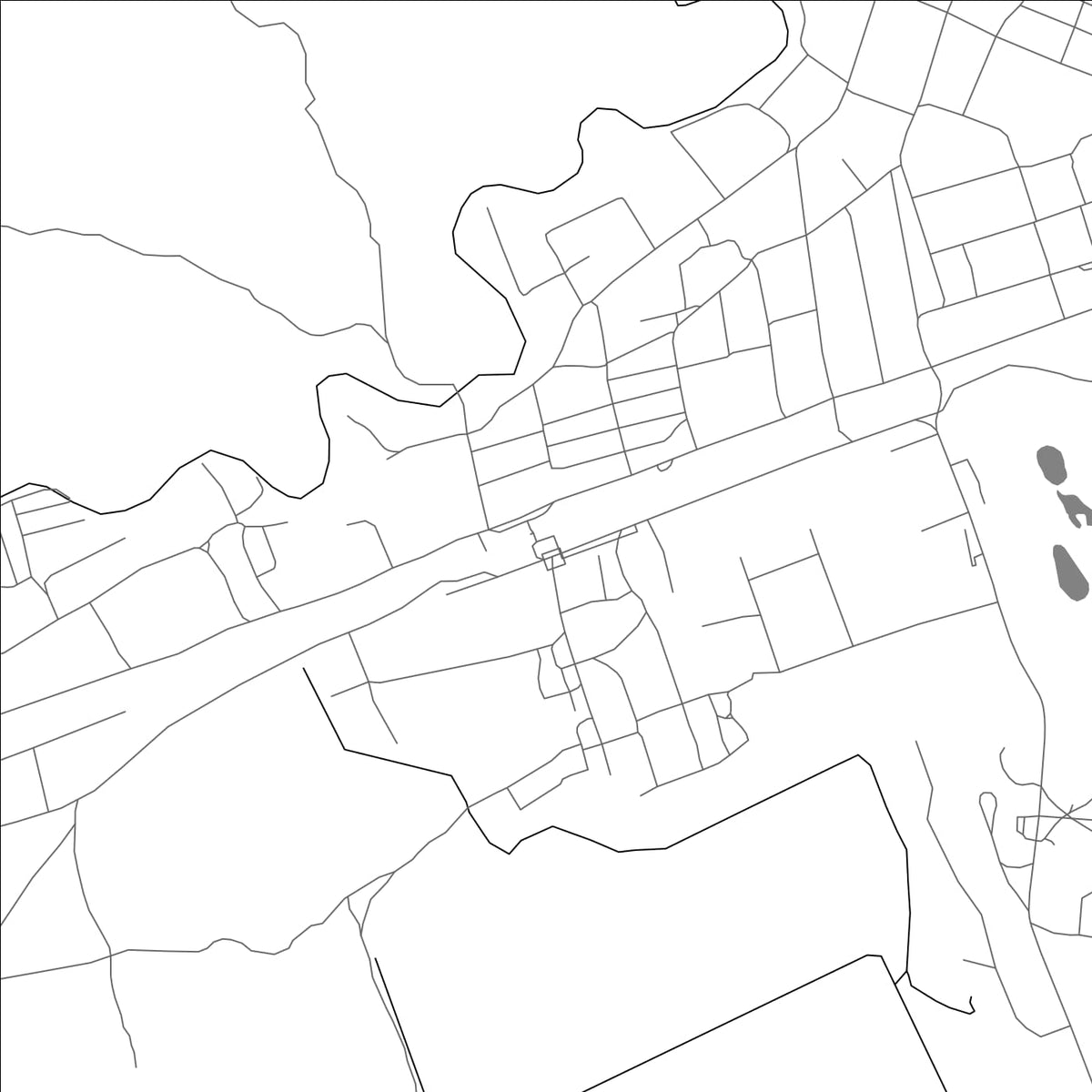 ROAD MAP OF KOSTERYOVO, RUSSIA BY MAPBAKES