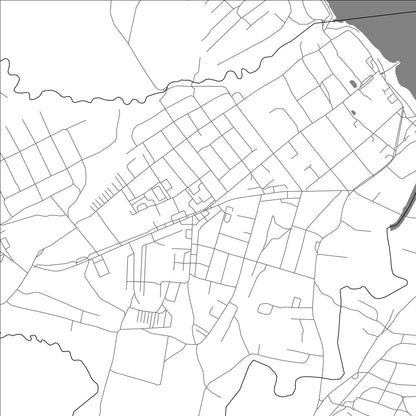 ROAD MAP OF KOZLOVKA, RUSSIA BY MAPBAKES