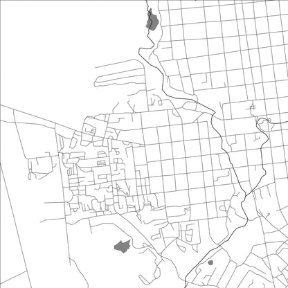 ROAD MAP OF KRASNOARMEYSK1, RUSSIA BY MAPBAKES