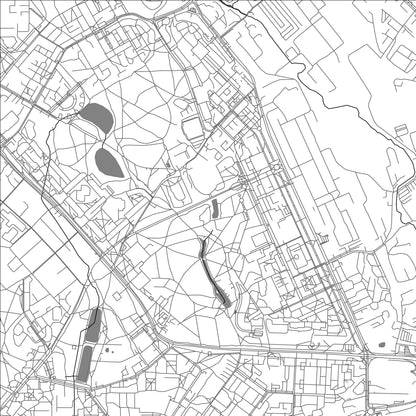 ROAD MAP OF KRASNOGORSK, RUSSIA BY MAPBAKES