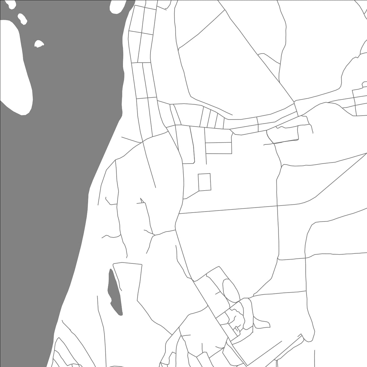 ROAD MAP OF KRASNOSLOBODSK, RUSSIA BY MAPBAKES