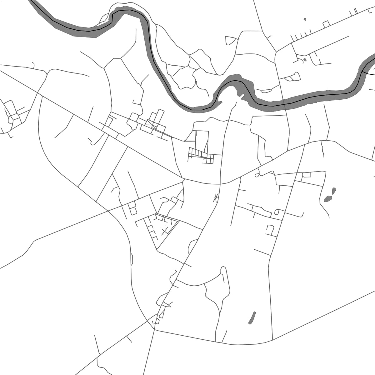 ROAD MAP OF KRASNOZNAMENSK, RUSSIA BY MAPBAKES