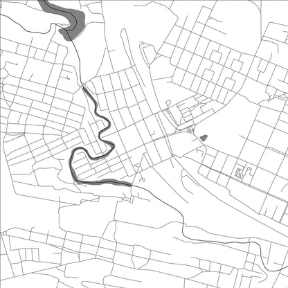 ROAD MAP OF KRASNY SULIN, RUSSIA BY MAPBAKES