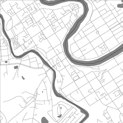ROAD MAP OF KUNGUR, RUSSIA BY MAPBAKES