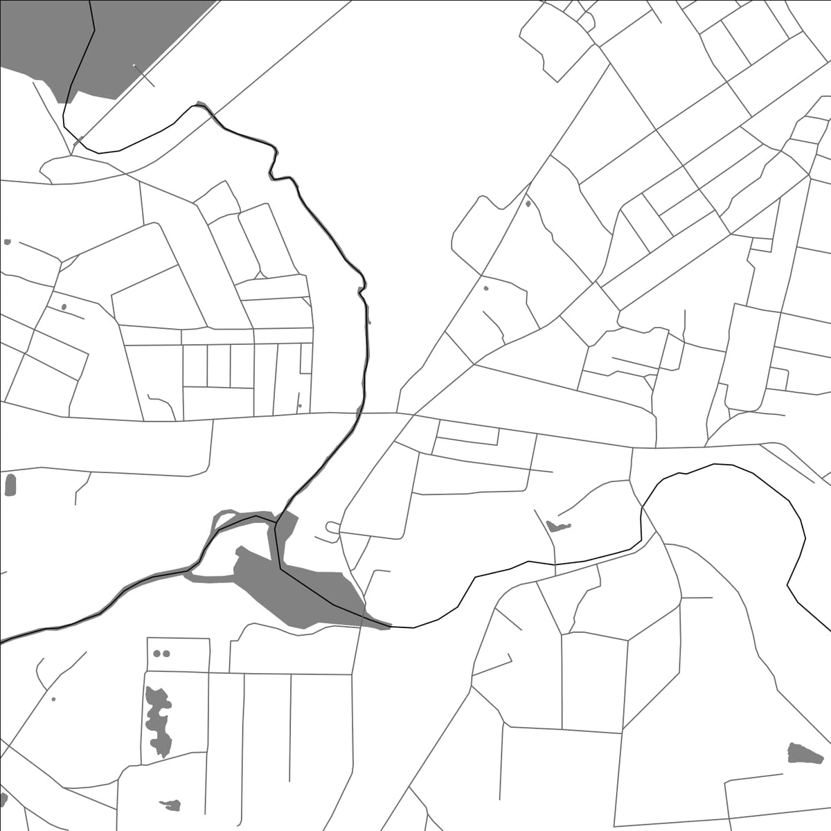 ROAD MAP OF KUVSHINOVO, RUSSIA BY MAPBAKES