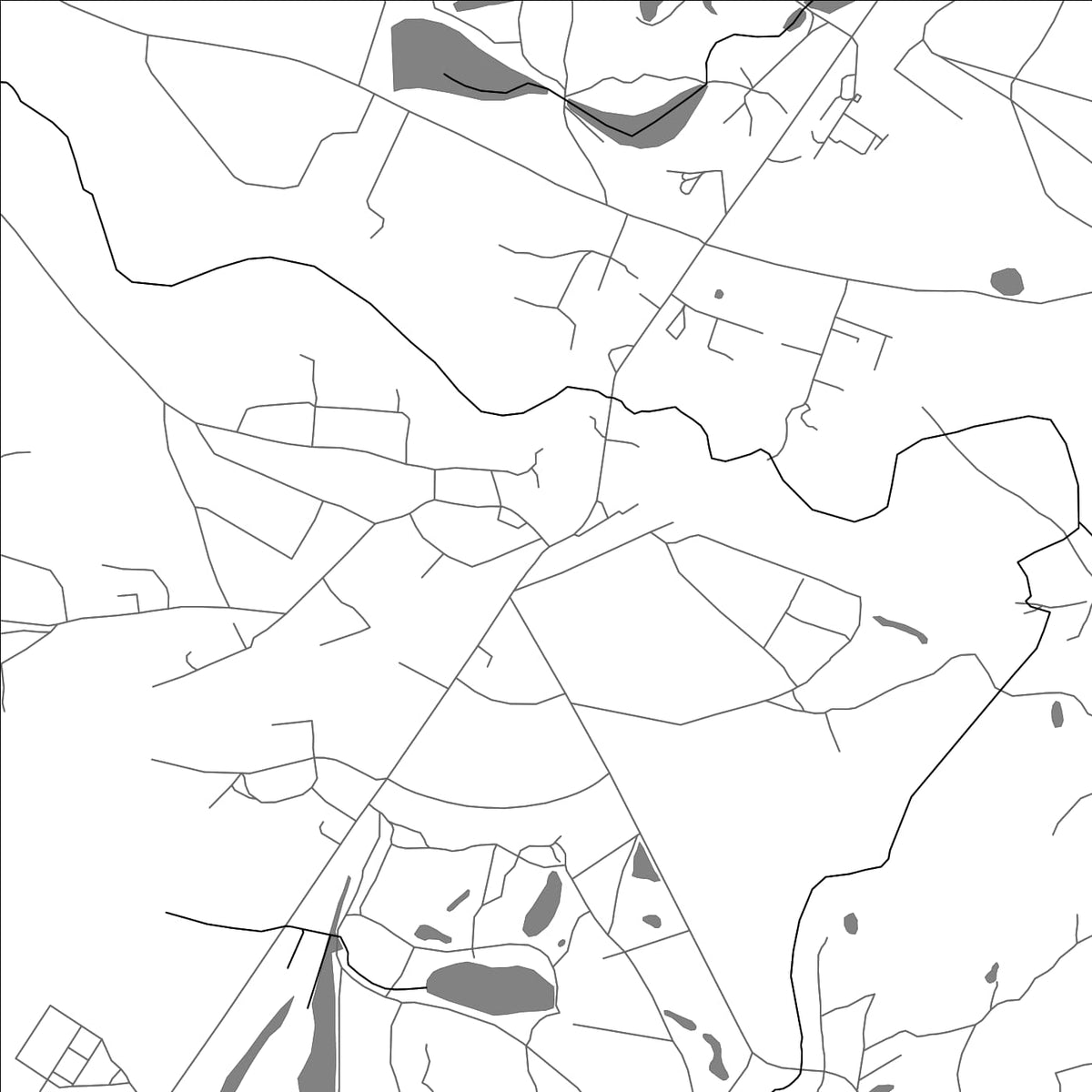 ROAD MAP OF LADUSHKIN, RUSSIA BY MAPBAKES