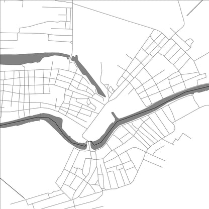 ROAD MAP OF LAGAN, RUSSIA BY MAPBAKES