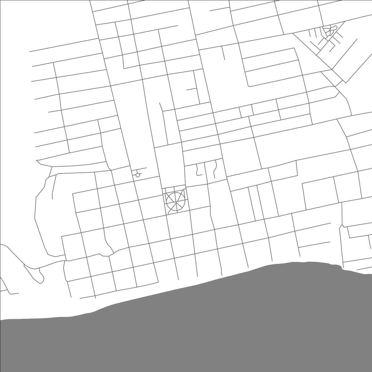 ROAD MAP OF LAISHEVO, RUSSIA BY MAPBAKES