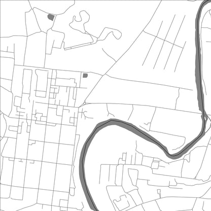 ROAD MAP OF LEBEDYAN, RUSSIA BY MAPBAKES