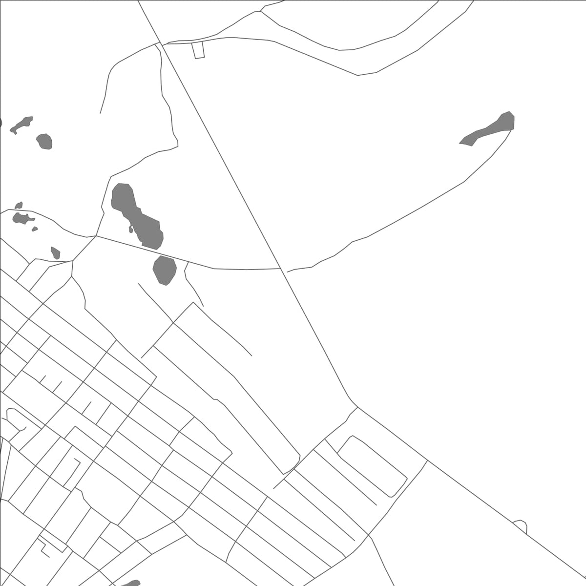 ROAD MAP OF LENINSK KUZNETSKY, RUSSIA BY MAPBAKES