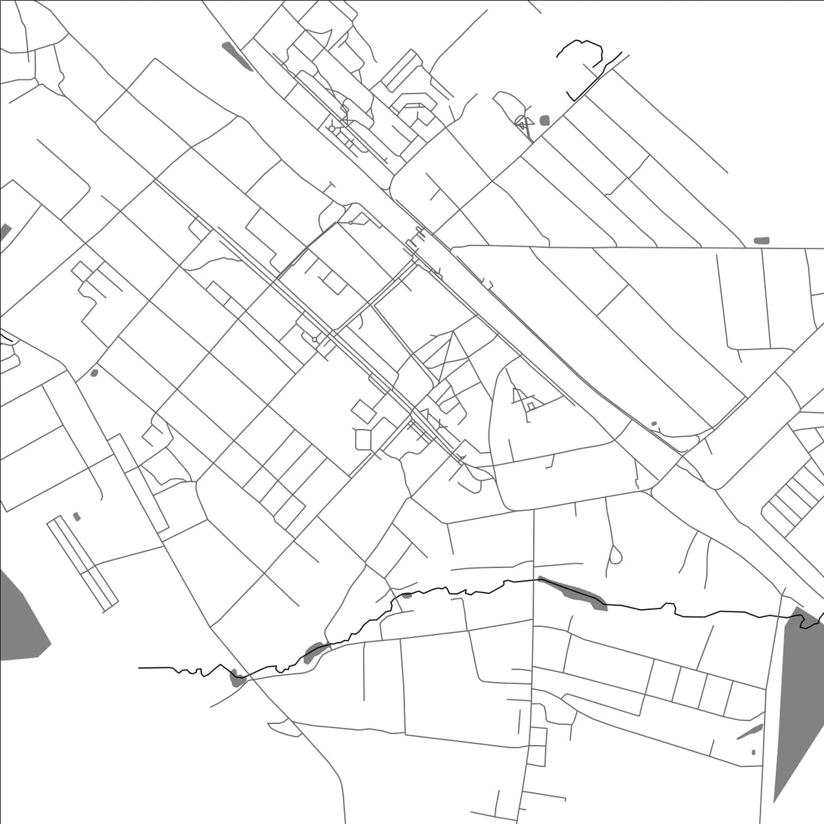 ROAD MAP OF LIKHOSLAVL, RUSSIA BY MAPBAKES