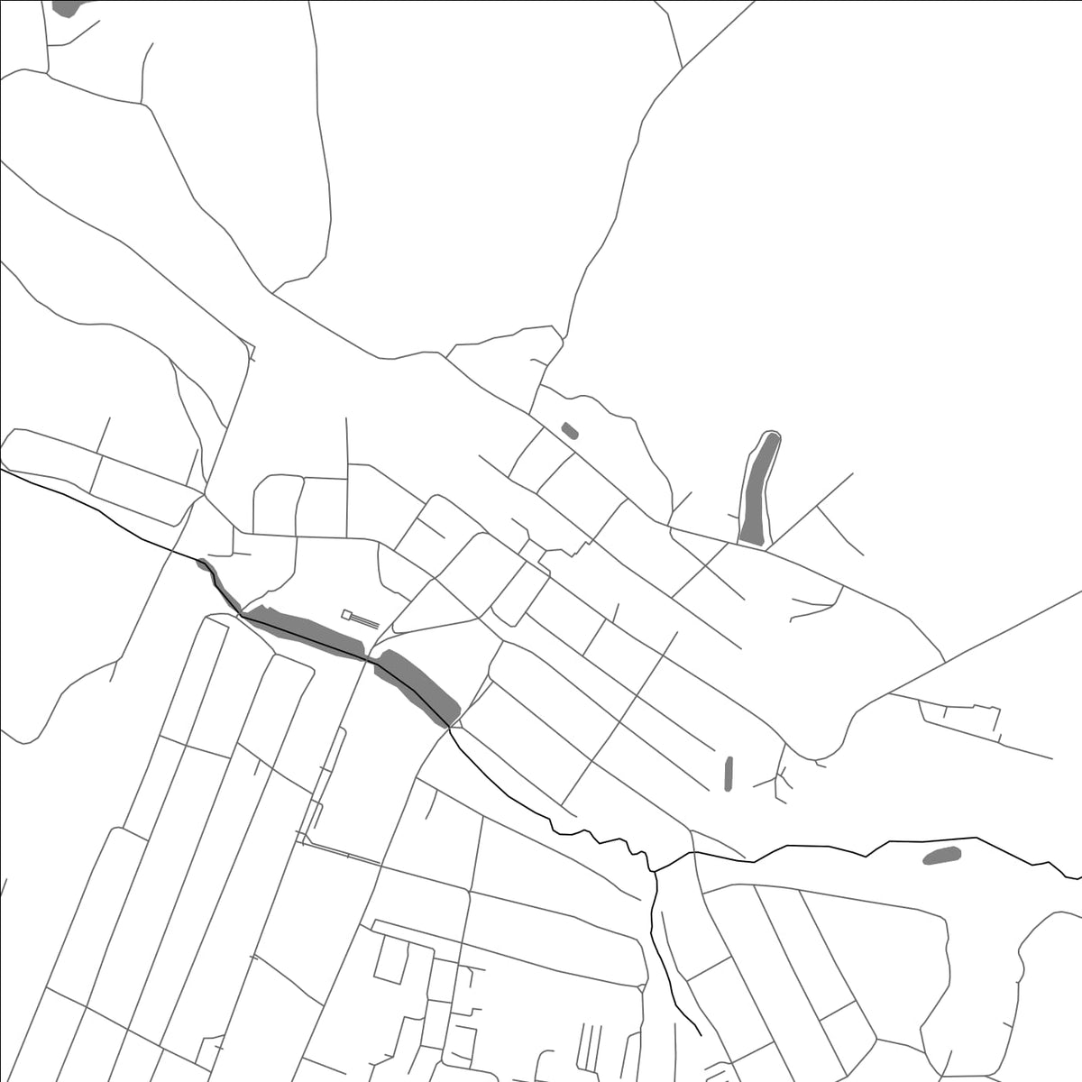 ROAD MAP OF LUKHOVITSY, RUSSIA BY MAPBAKES