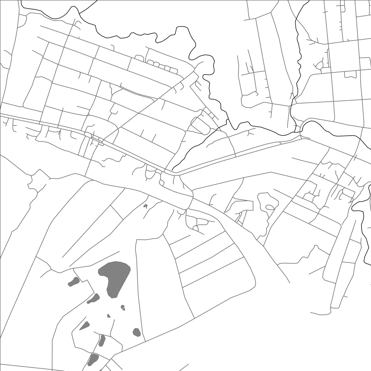 ROAD MAP OF LUKOYANOV, RUSSIA BY MAPBAKES