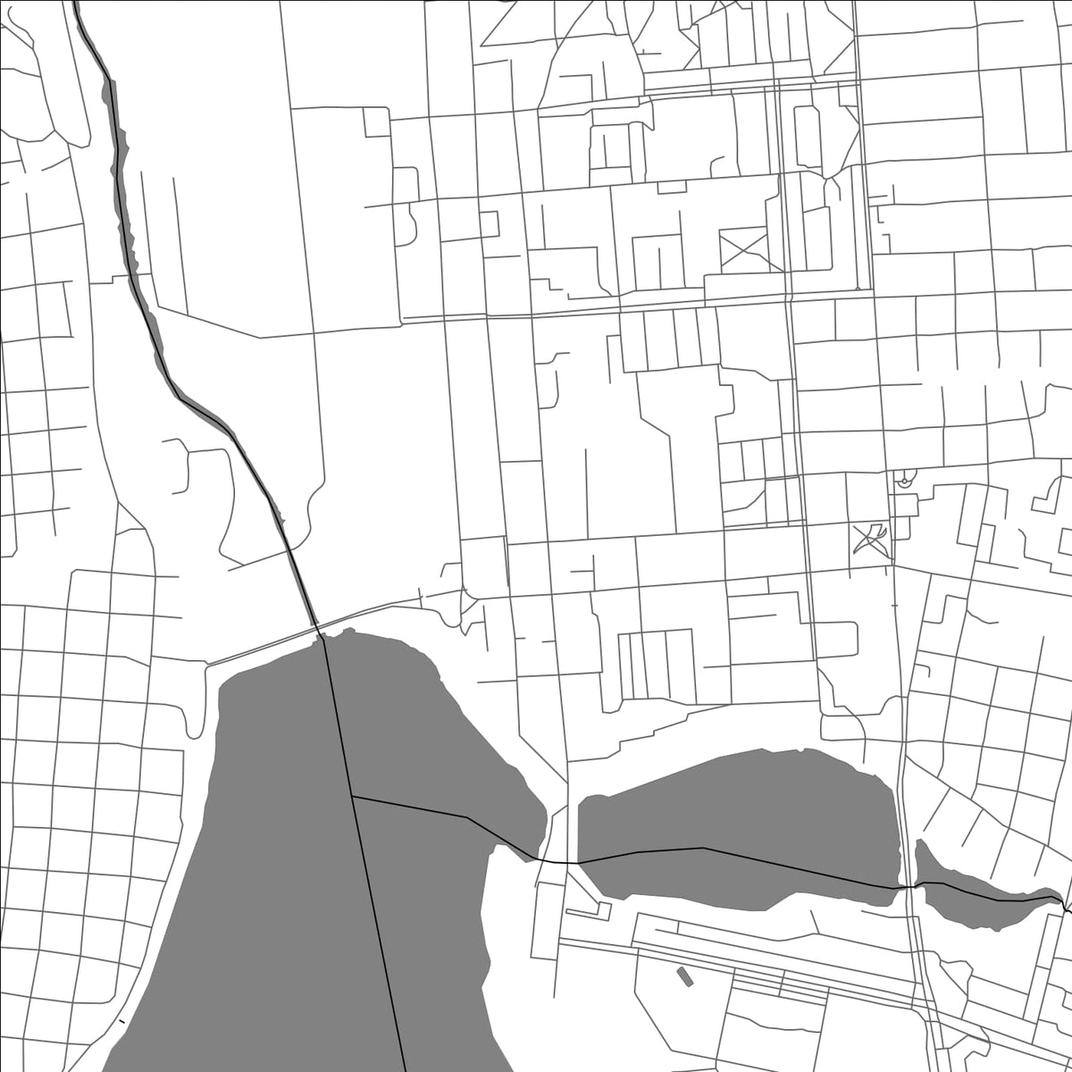 ROAD MAP OF LYSVA, RUSSIA BY MAPBAKES
