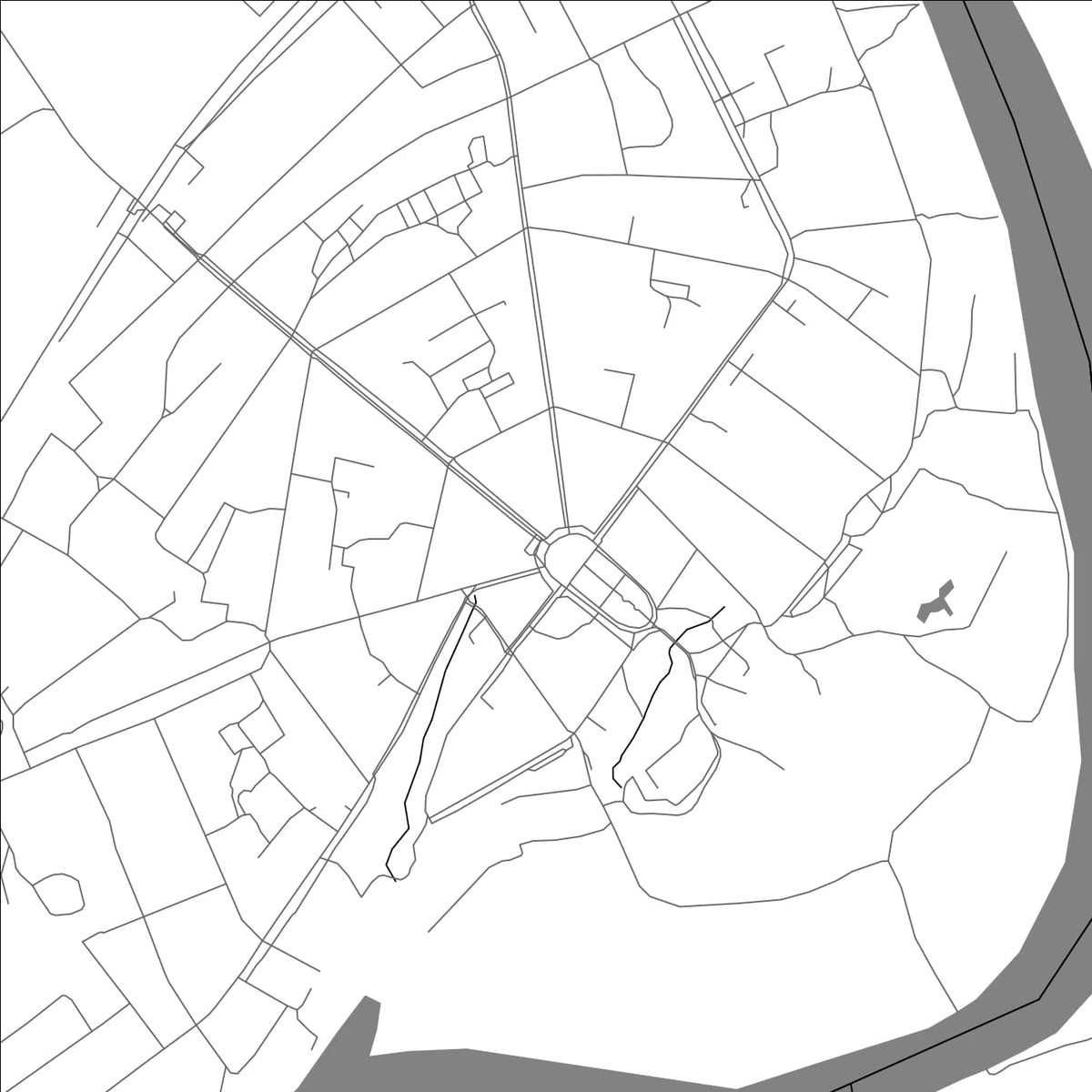 ROAD MAP OF MAKARYEV, RUSSIA BY MAPBAKES