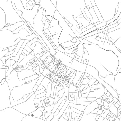 ROAD MAP OF MEDNOGORSK, RUSSIA BY MAPBAKES
