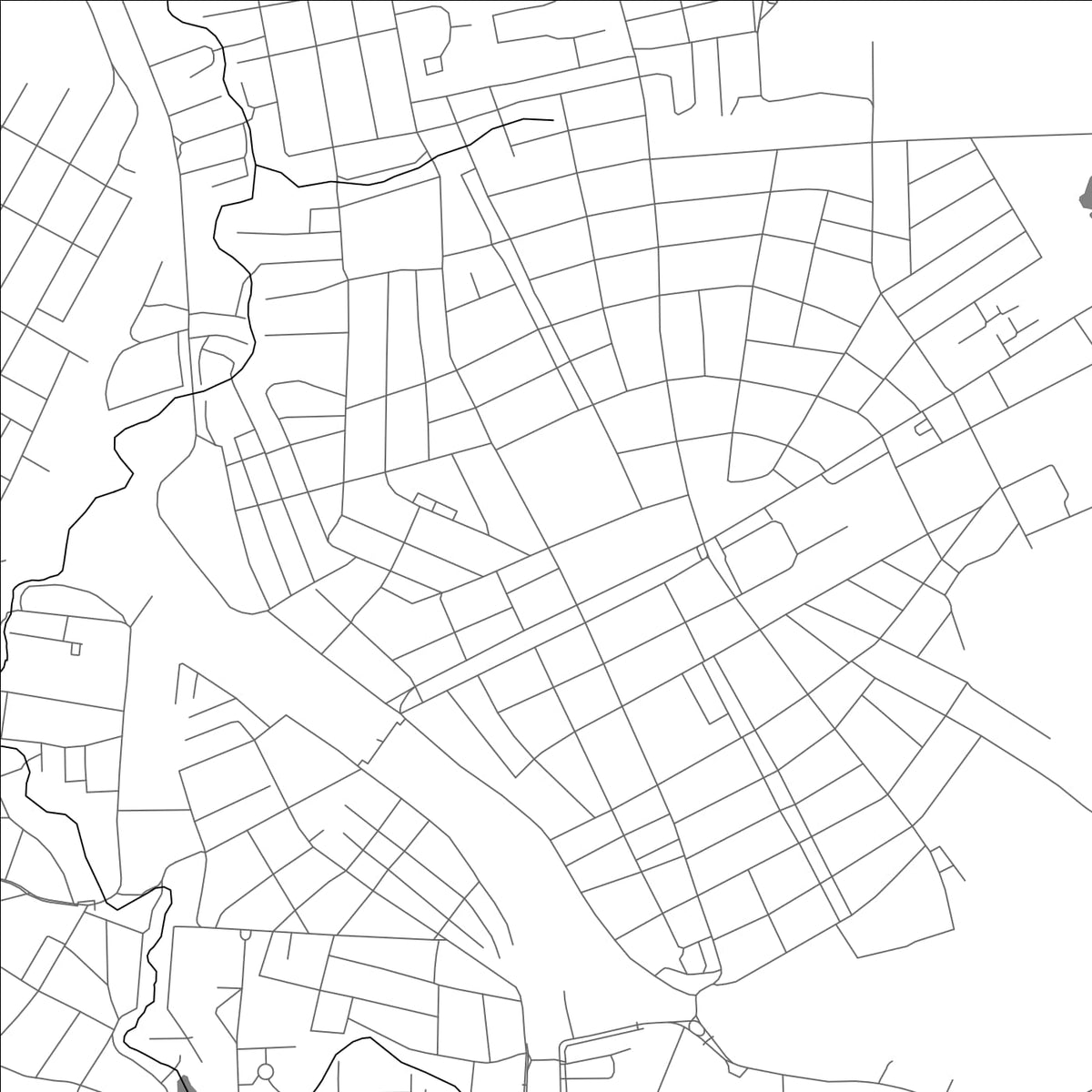 ROAD MAP OF MILLEROVO, RUSSIA BY MAPBAKES