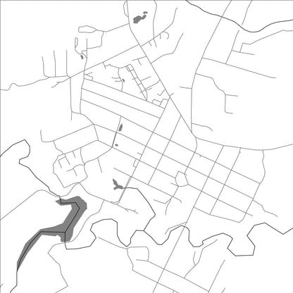 ROAD MAP OF MOSALSK, RUSSIA BY MAPBAKES