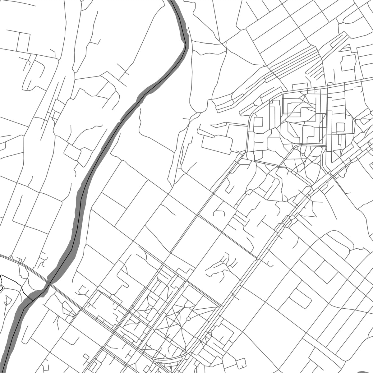 ROAD MAP OF MTSENSK, RUSSIA BY MAPBAKES