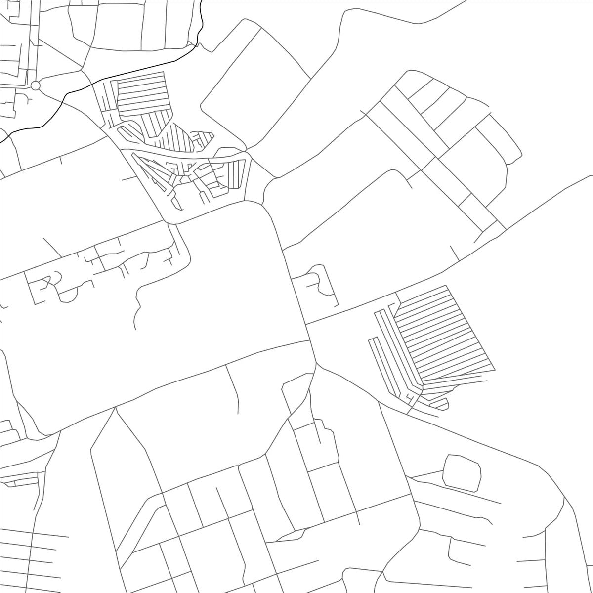 ROAD MAP OF NAZAROVO, RUSSIA BY MAPBAKES