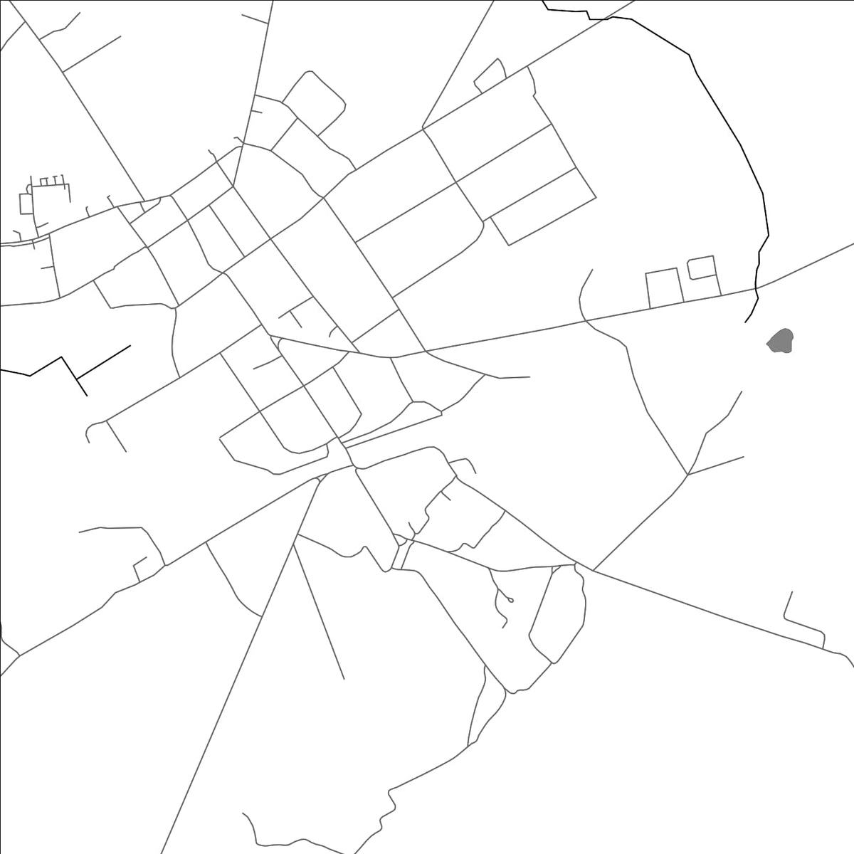 ROAD MAP OF NESTEROV, RUSSIA BY MAPBAKES