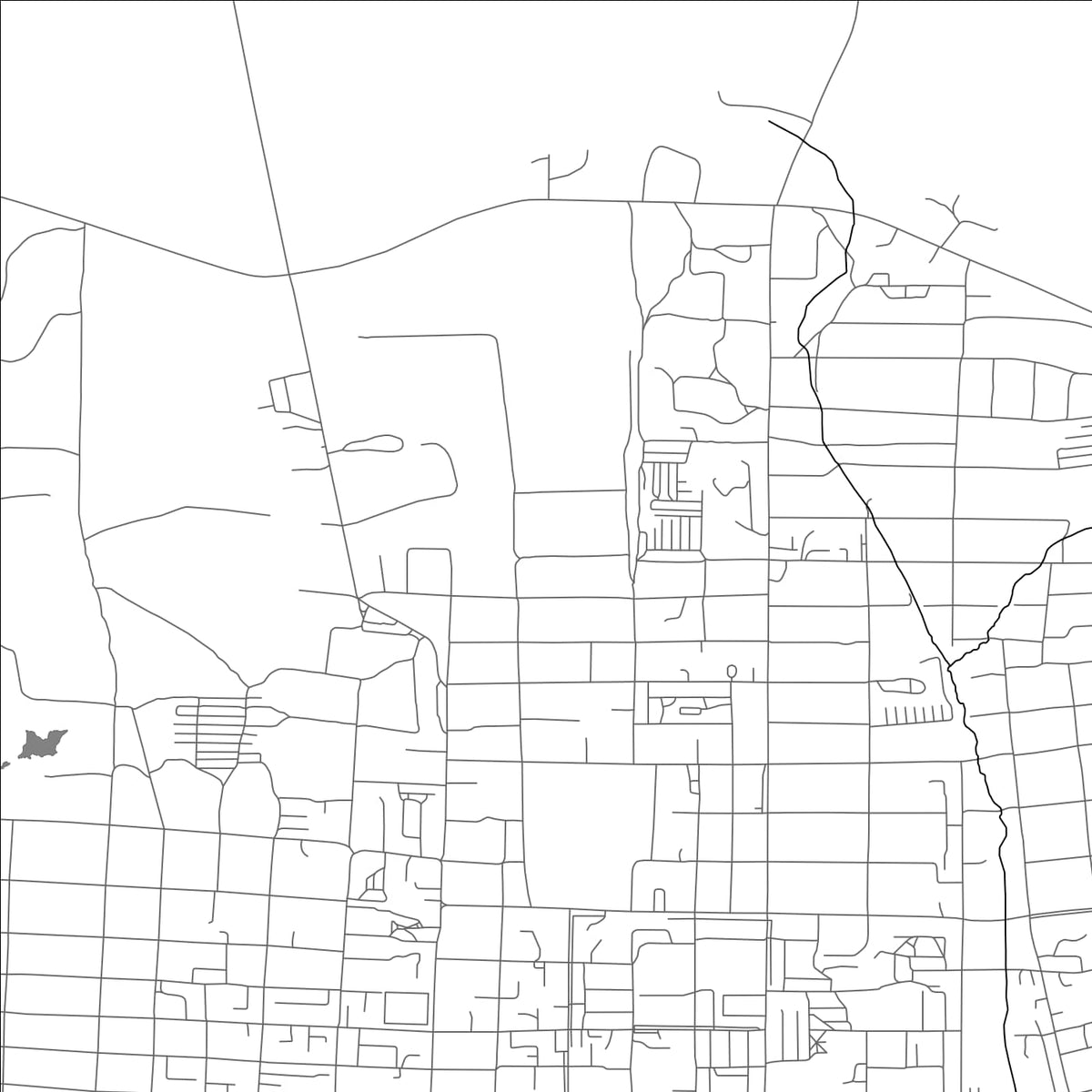 ROAD MAP OF NIKOLAYEVSK ON AMUR, RUSSIA BY MAPBAKES