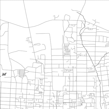 ROAD MAP OF NIKOLAYEVSK ON AMUR, RUSSIA BY MAPBAKES