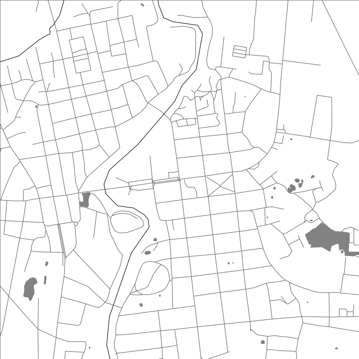 ROAD MAP OF OPOCHKA, RUSSIA BY MAPBAKES