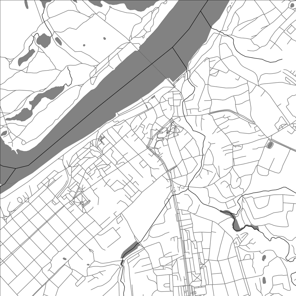 ROAD MAP OF PAVLOVO, RUSSIA BY MAPBAKES
