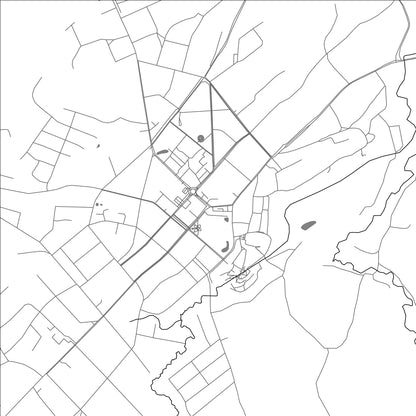 ROAD MAP OF PECHORY, RUSSIA BY MAPBAKES