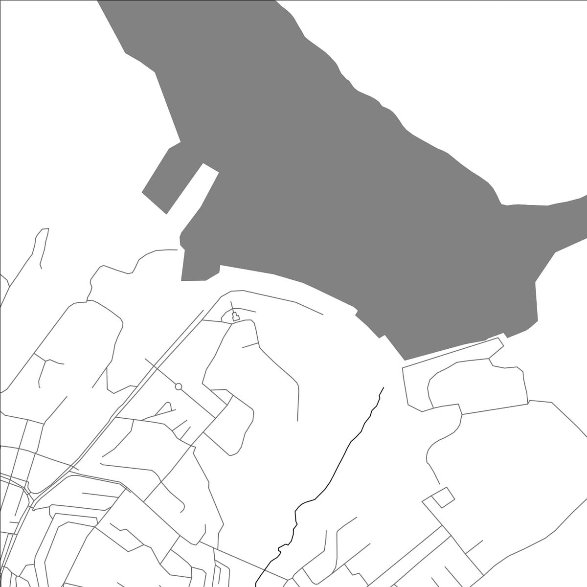 ROAD MAP OF POLYARNY, RUSSIA BY MAPBAKES