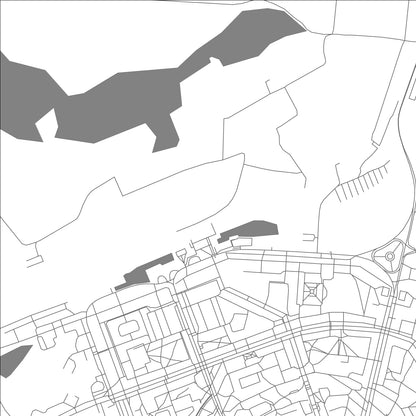 ROAD MAP OF POLYARNYE ZORI, RUSSIA BY MAPBAKES