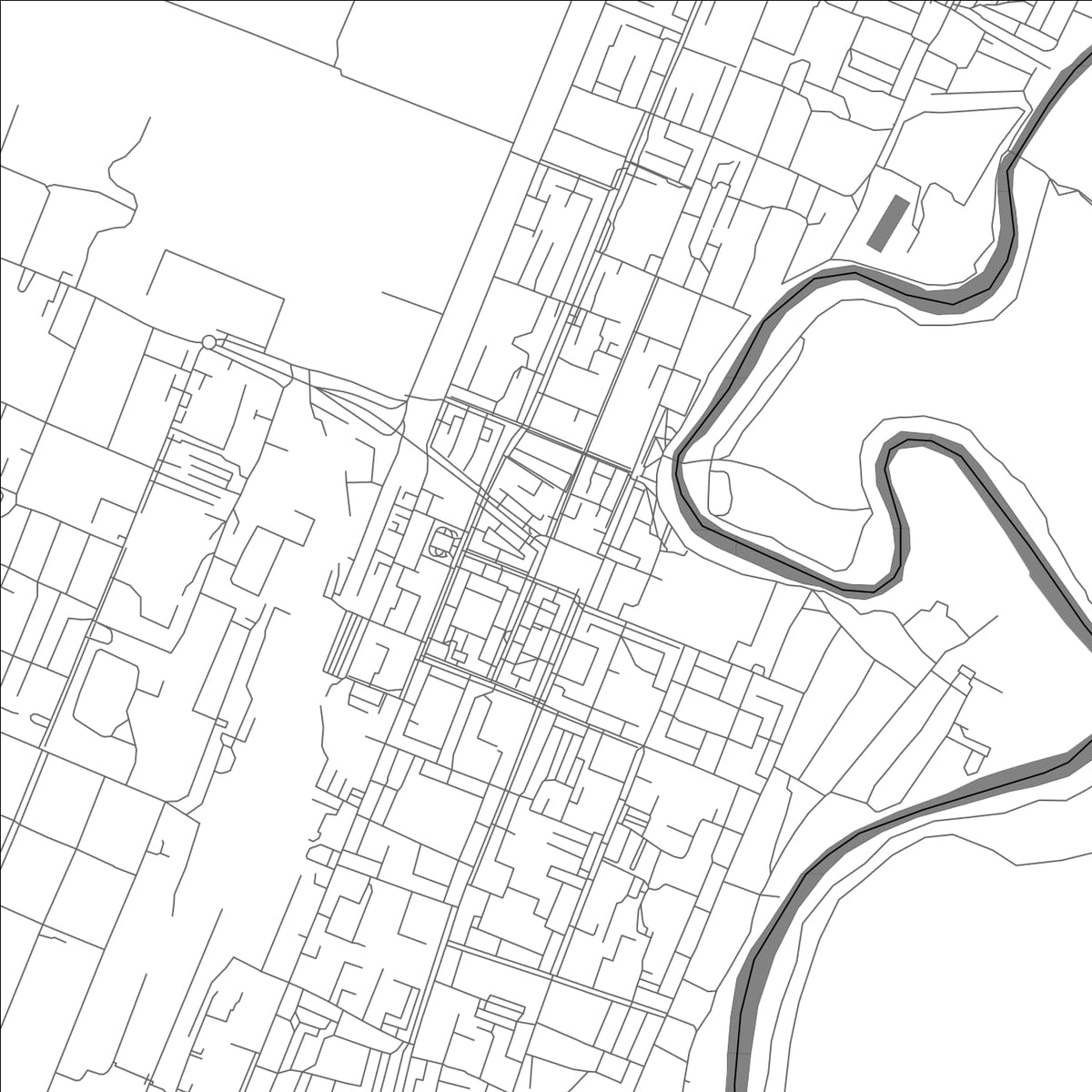 ROAD MAP OF RUBTSOVSK, RUSSIA BY MAPBAKES