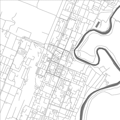 ROAD MAP OF RUBTSOVSK, RUSSIA BY MAPBAKES