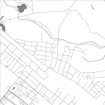 ROAD MAP OF RYBNOYE, RUSSIA BY MAPBAKES