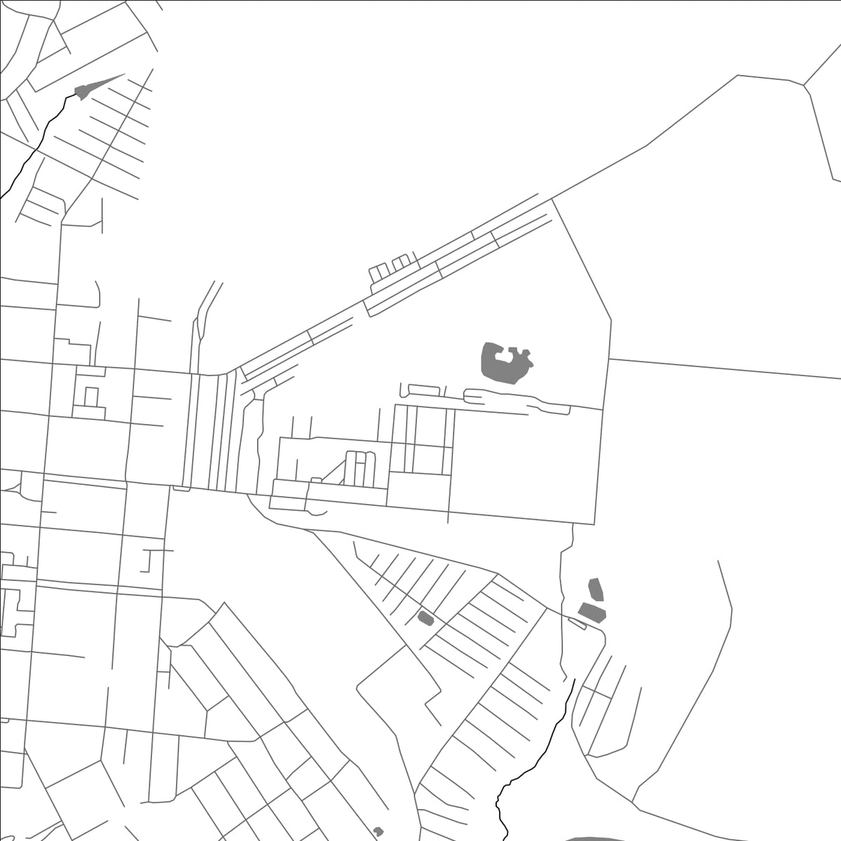 ROAD MAP OF RZHEV, RUSSIA BY MAPBAKES