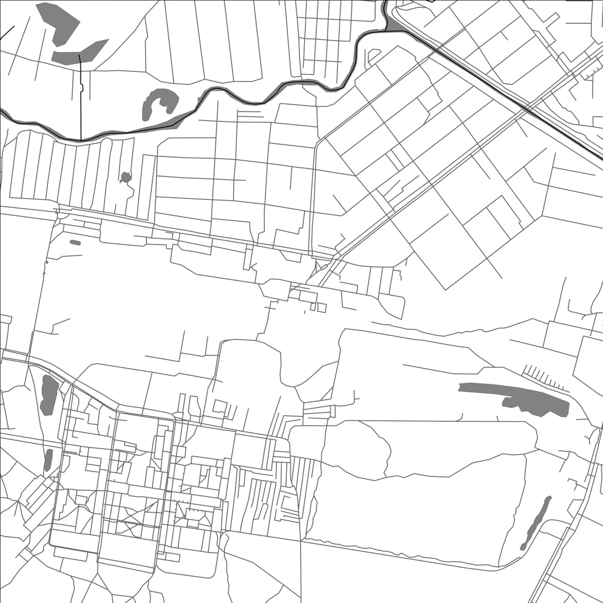 ROAD MAP OF SARAPUL, RUSSIA BY MAPBAKES