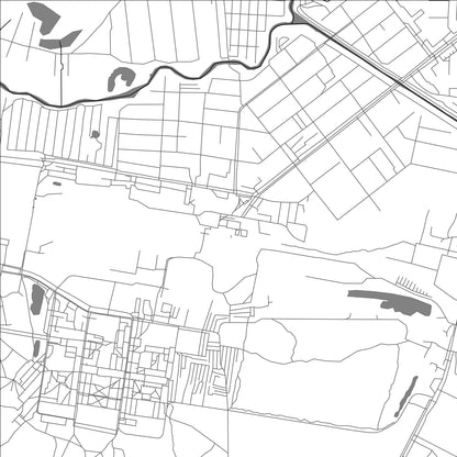 ROAD MAP OF SARAPUL, RUSSIA BY MAPBAKES