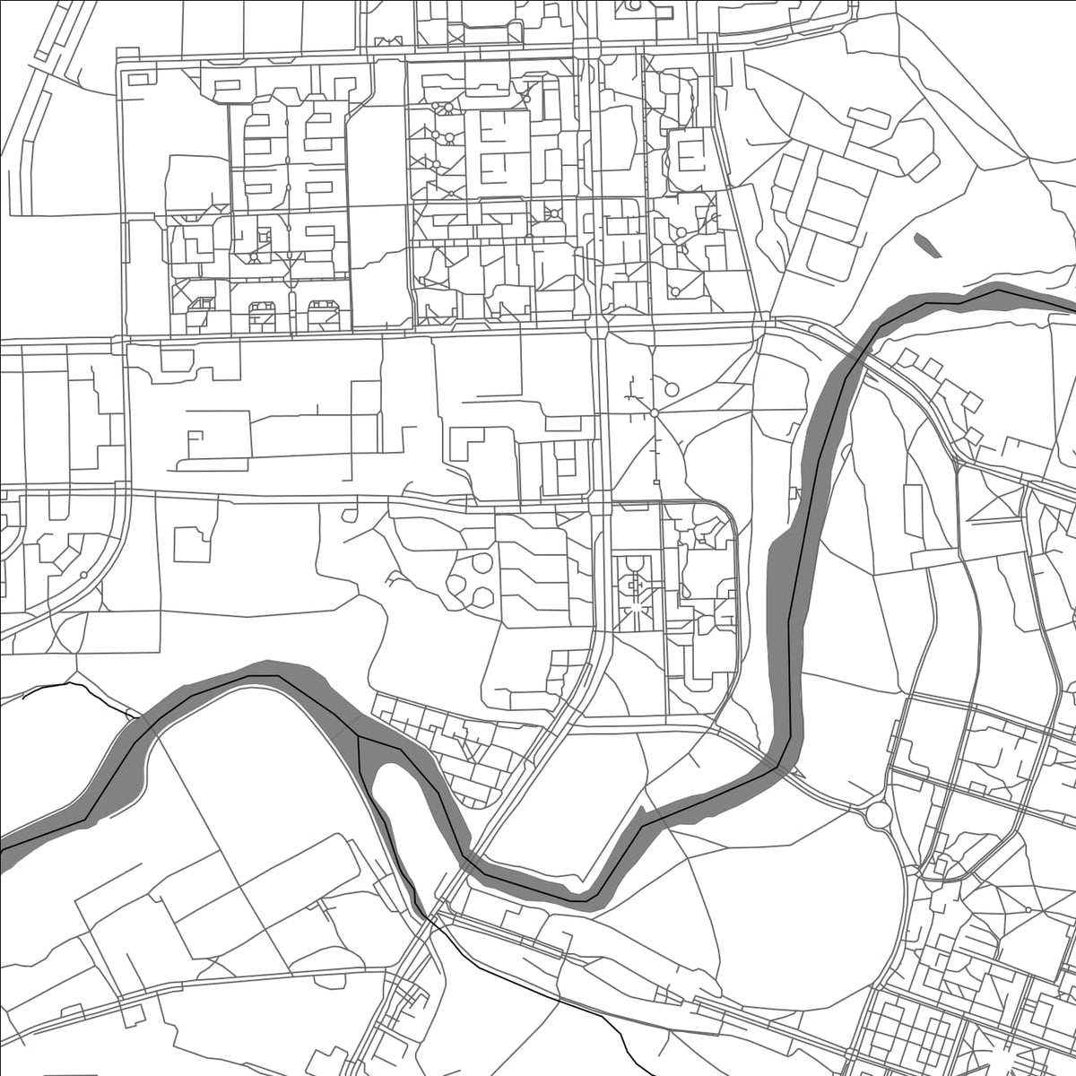 ROAD MAP OF SAROV, RUSSIA BY MAPBAKES