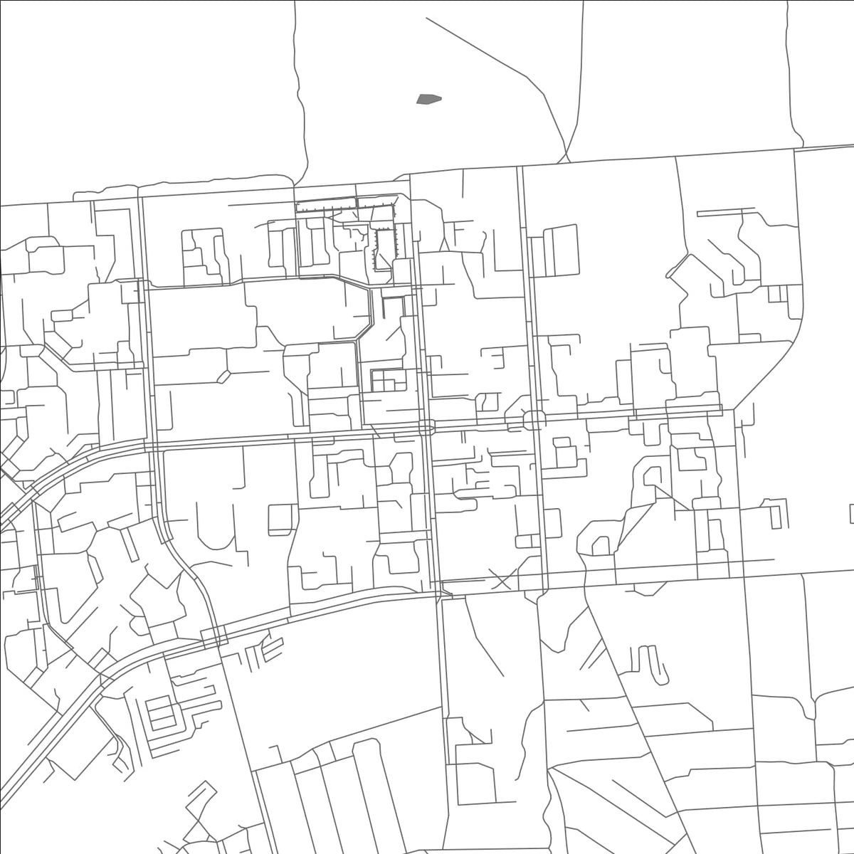 ROAD MAP OF SAYANSK, RUSSIA BY MAPBAKES