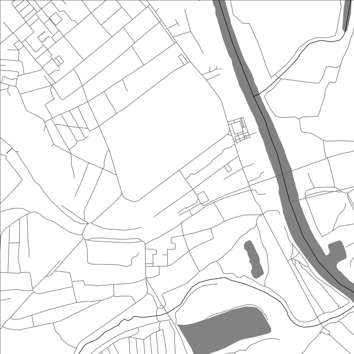 ROAD MAP OF SEMILUKI, RUSSIA BY MAPBAKES
