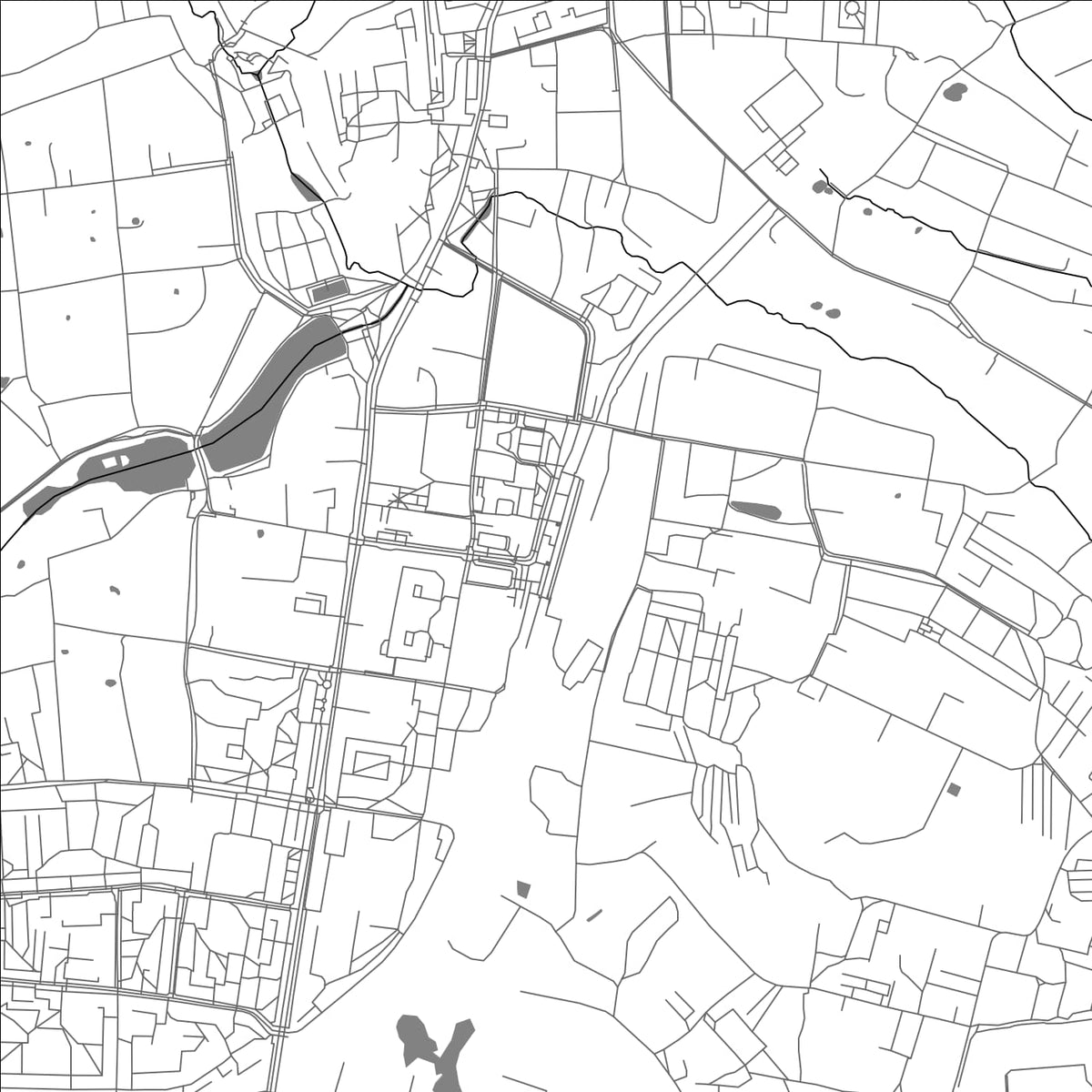 ROAD MAP OF SERGIYEV POSAD, RUSSIA BY MAPBAKES