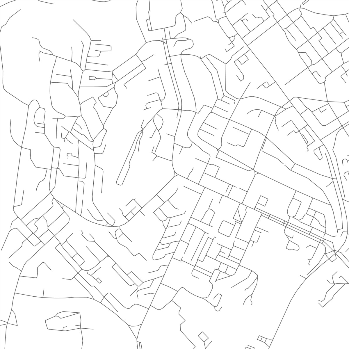 ROAD MAP OF SEVEROMORSK, RUSSIA BY MAPBAKES