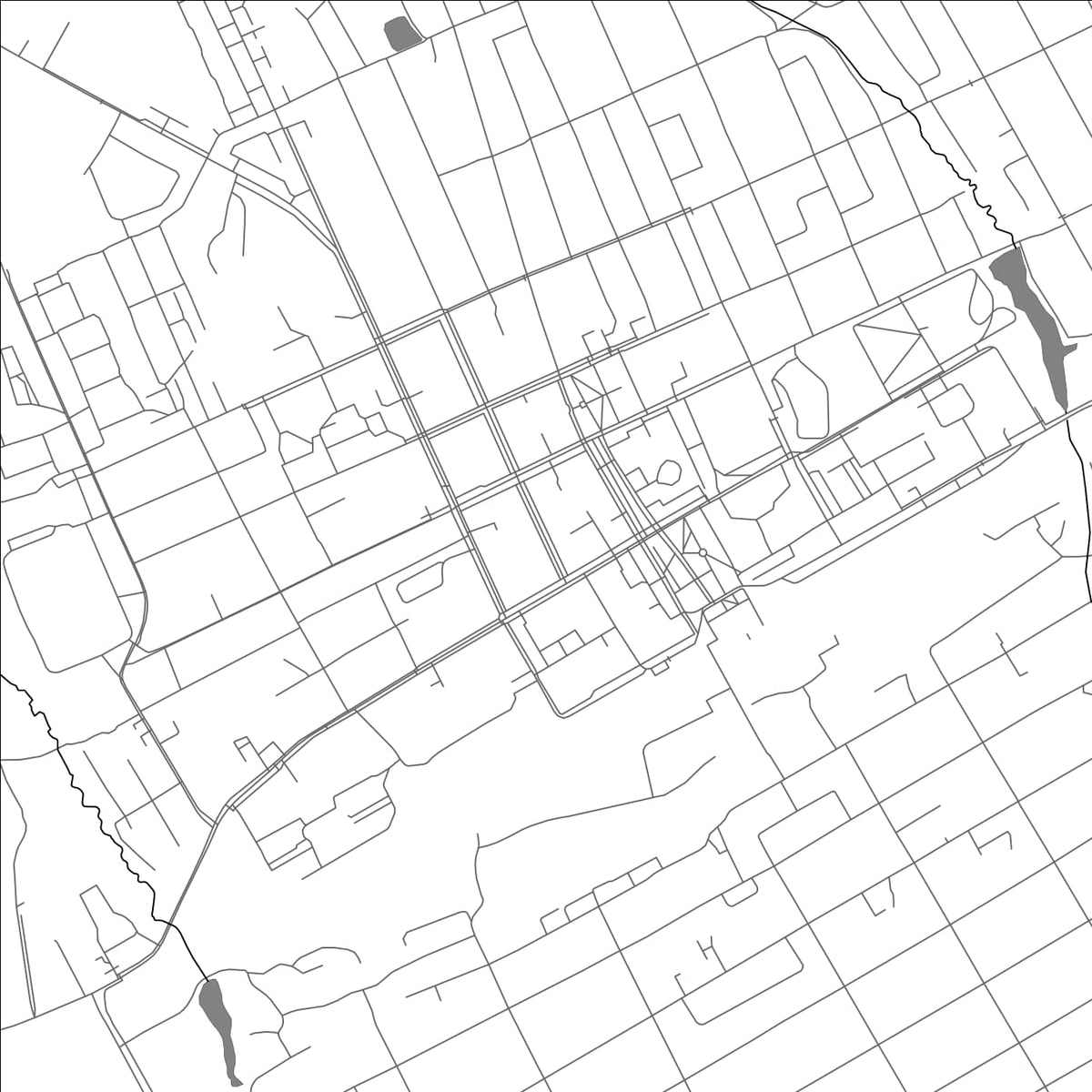 ROAD MAP OF SHAKHUNYA, RUSSIA BY MAPBAKES