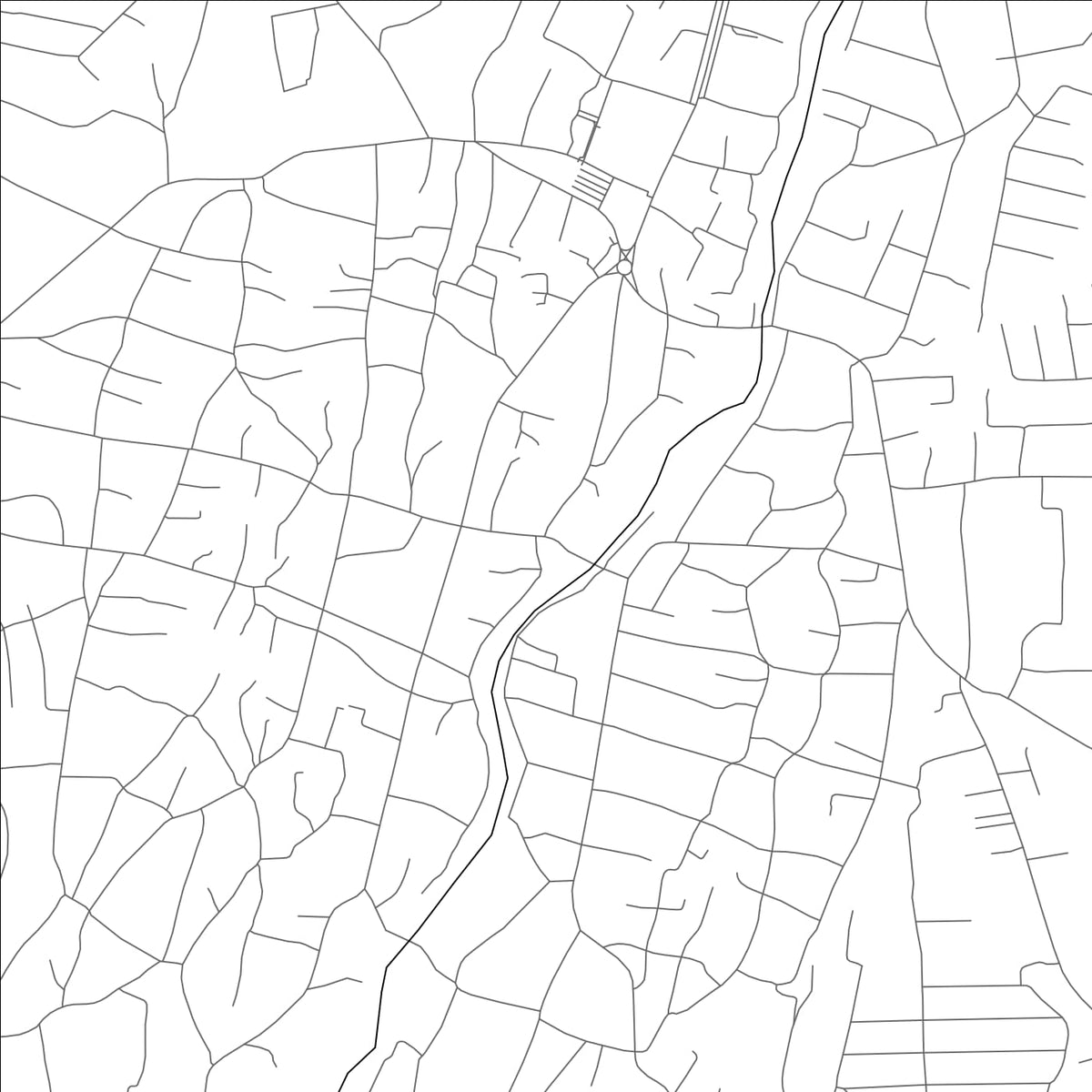 ROAD MAP OF SHALI, RUSSIA BY MAPBAKES